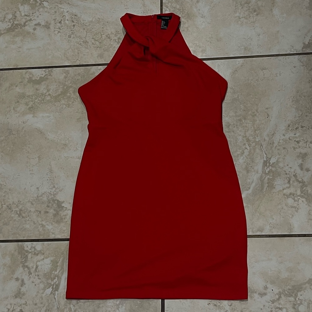 Forever 21 Vibrant Red Mini Dress